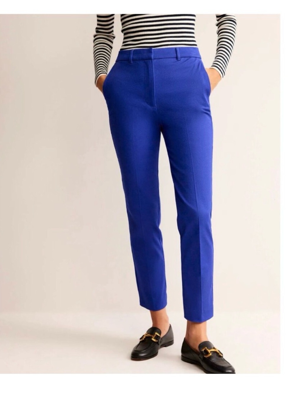 Boden Highgate Persian Blue Women's Tailored Ankle Pants
